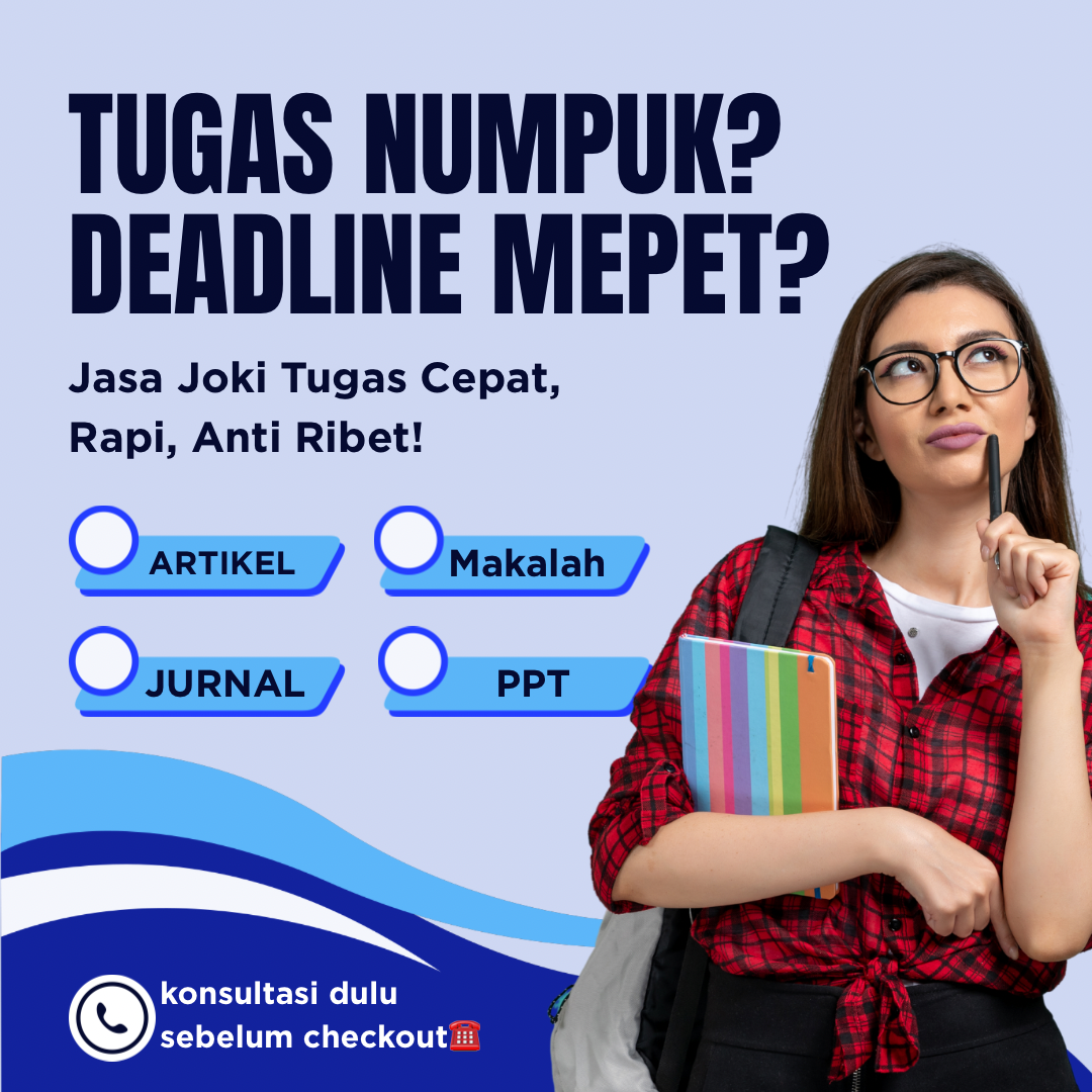 jasa joki tugas,artikel,jurnal,makalah ppt dll.