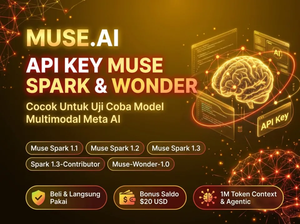 Muse.ai API Key - ($20 Credit)