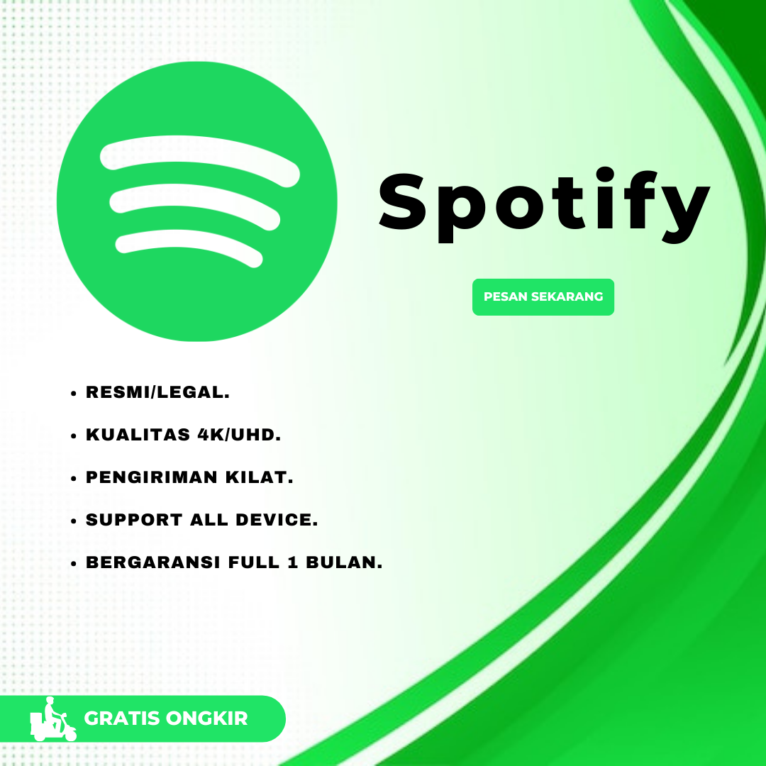 Spotify 1 Bulan – 1 Profil Private 1 Device